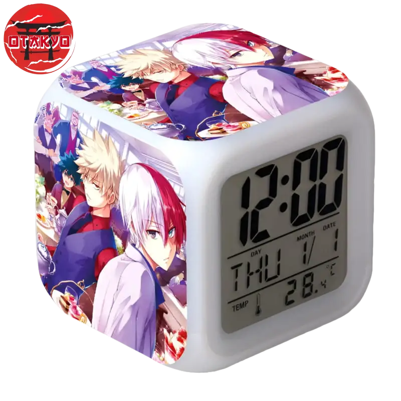 LED Alarm Clock Katsuki x Shoto - My Hero Academia™