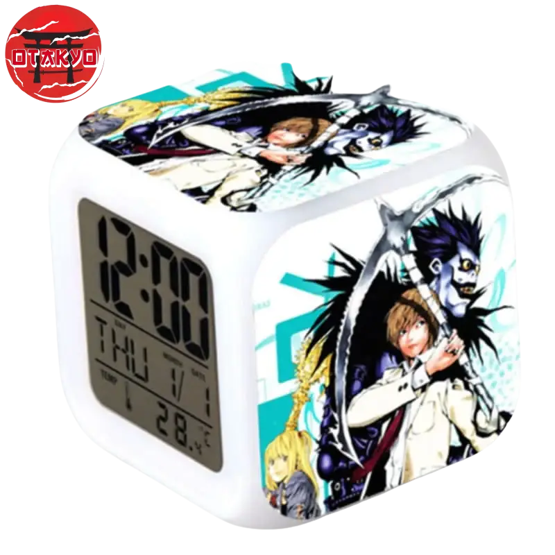 LED Alarm Clock Kira with Ryûk - Death Note™