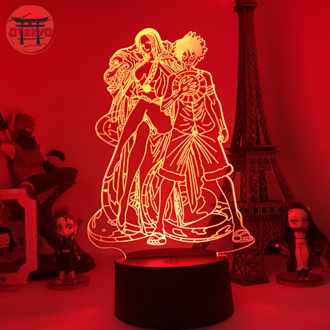 LED Lamp Luffy "2D3Y" x Hancock - One Piece™