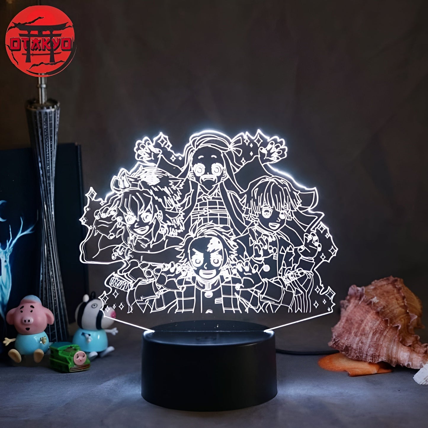 LED Lamp Tanjiro, Nezuko, Inosuke and Zenitsu - Demon Slayer™