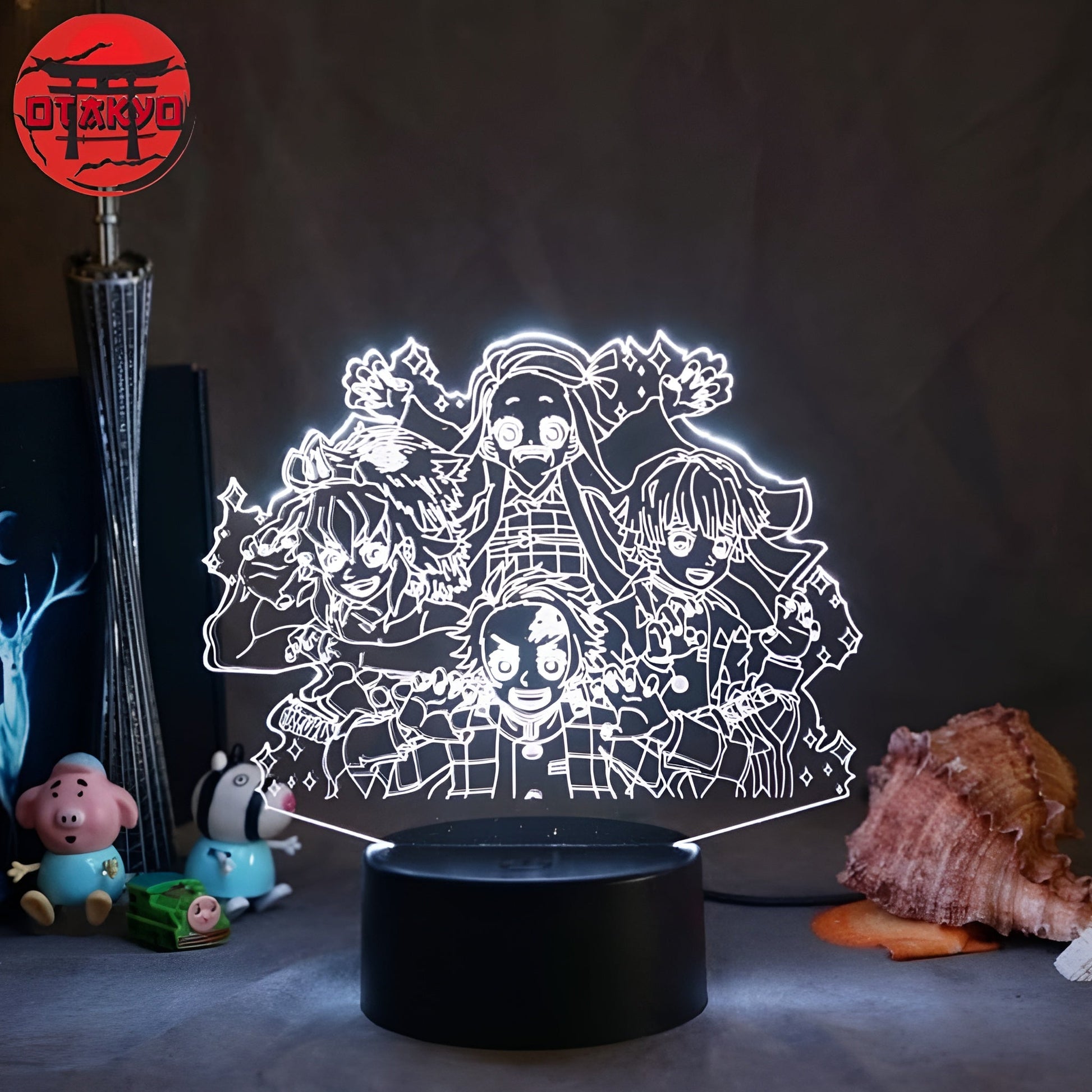 LED Lamp Tanjiro, Nezuko, Inosuke and Zenitsu - Demon Slayer™