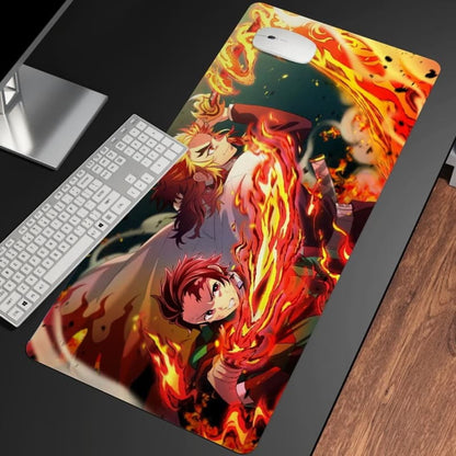 Mouse Pad Tanjiro & Kyujoro - Demon Slayer™