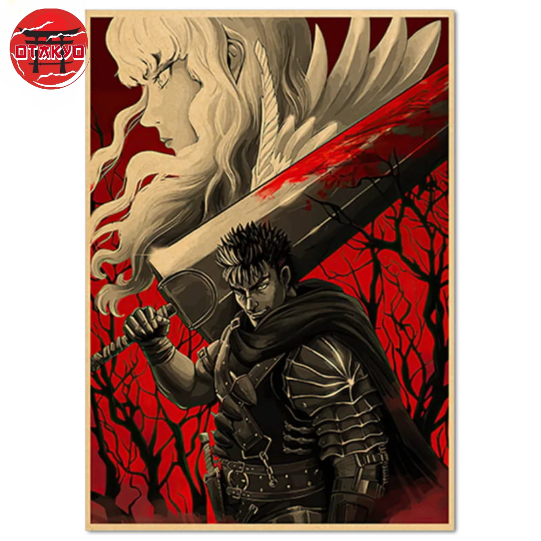 Poster Guts and Griffith "A Sad Friendship" - Berserk™