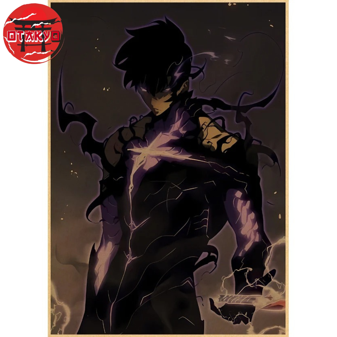 Poster Sung Jin-Woo "Dark Form" - Solo Leveling™