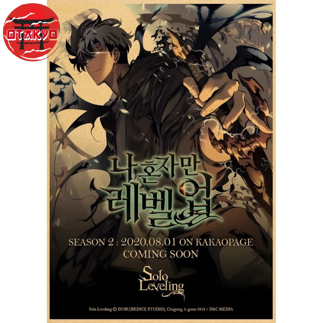 Poster Sung Jin-Woo "Return of the Hunter" - Solo Leveling™