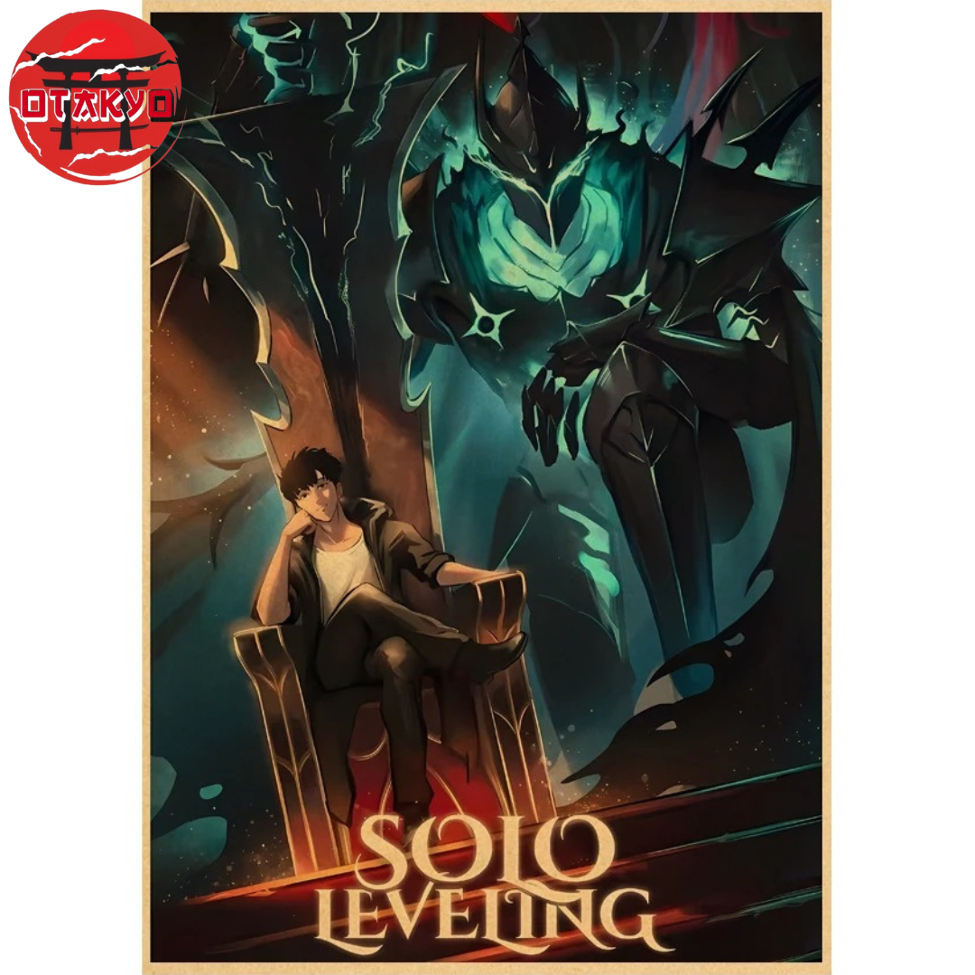 Poster Sung Jin-Woo "Shadow Throne" - Solo Leveling™