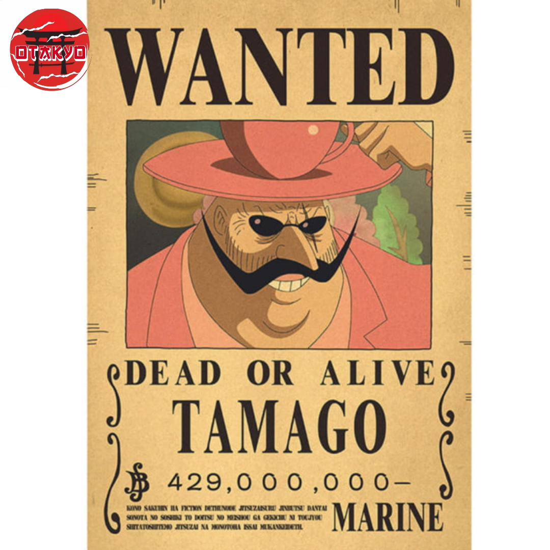 Poster Wanted Baron Tamago - One Piece™