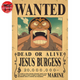 Poster Wanted Jesus Burgess - One Piece™