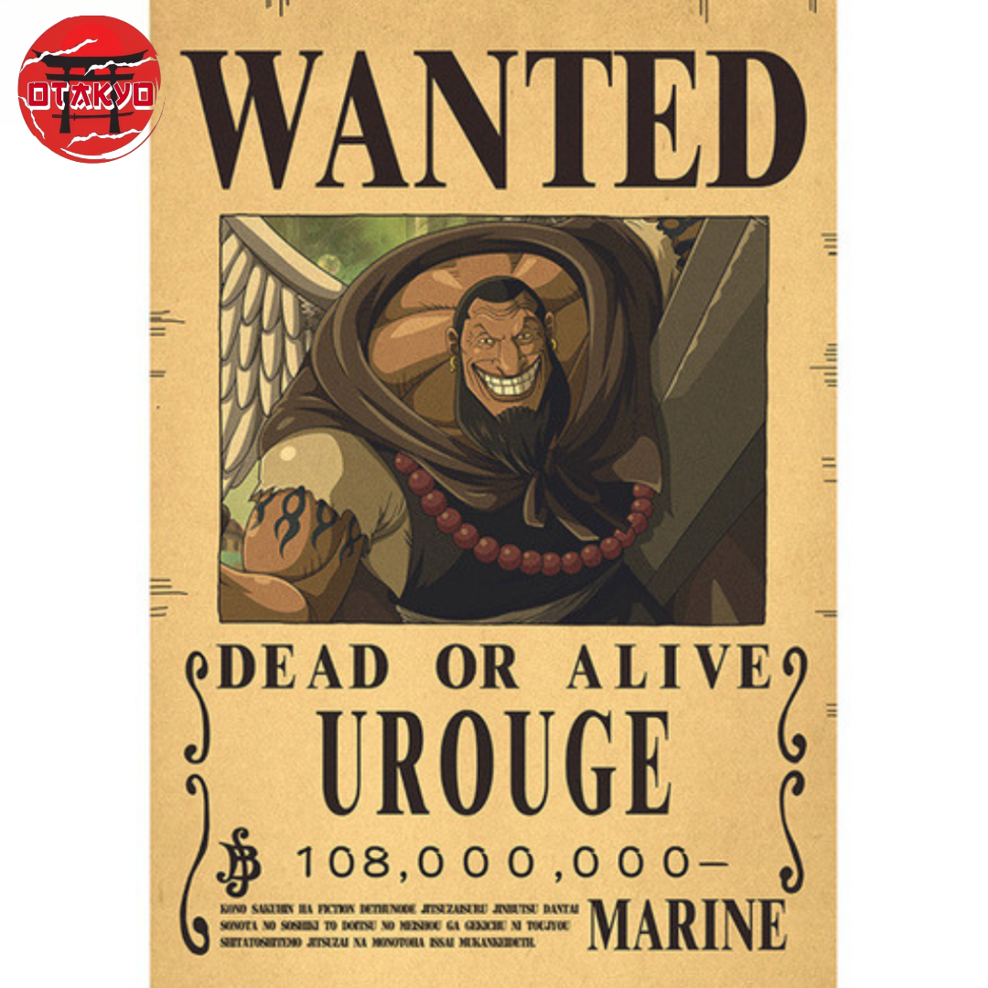 Poster Wanted Urouge - One Piece™