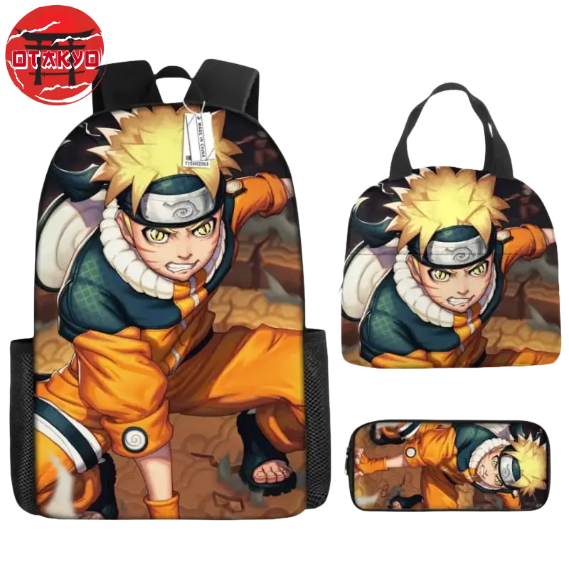 Satchel with Pencil Case and Bag Naruto Initial Form - Naruto Shippuden™