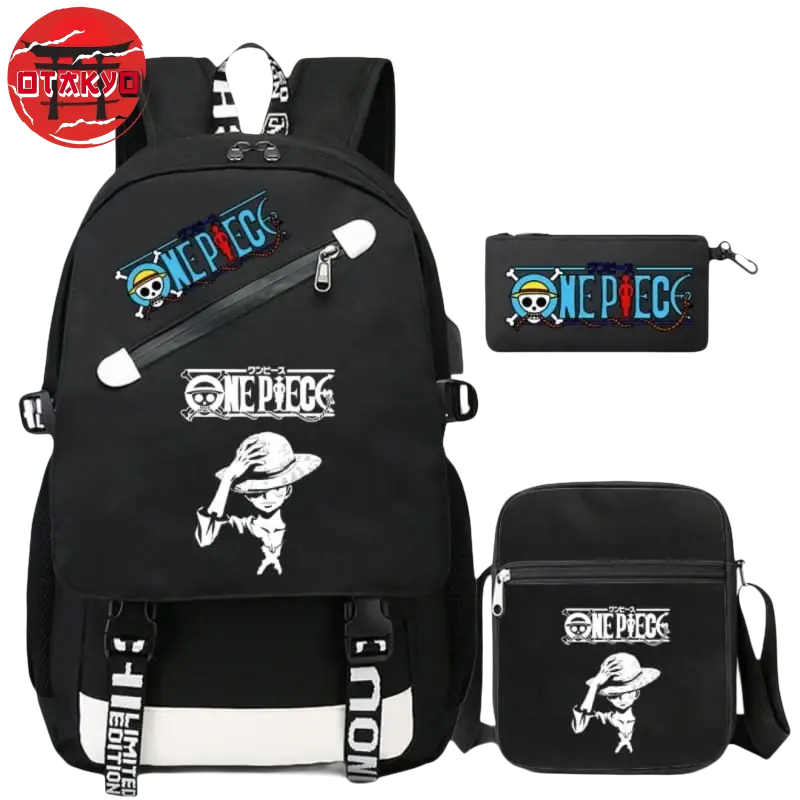 Satchel with Pencil Case and Messenger Bag Monkey D. Luffy - One Piece™