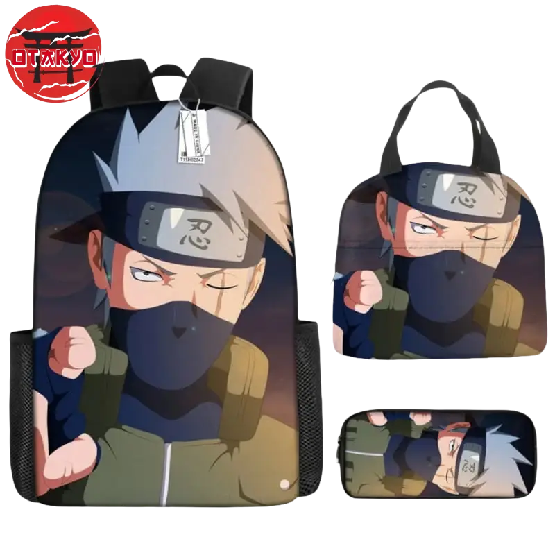 School Bag with Pencil Case and Messenger Bag Kakashi Storm 3 - Naruto Shippuden™