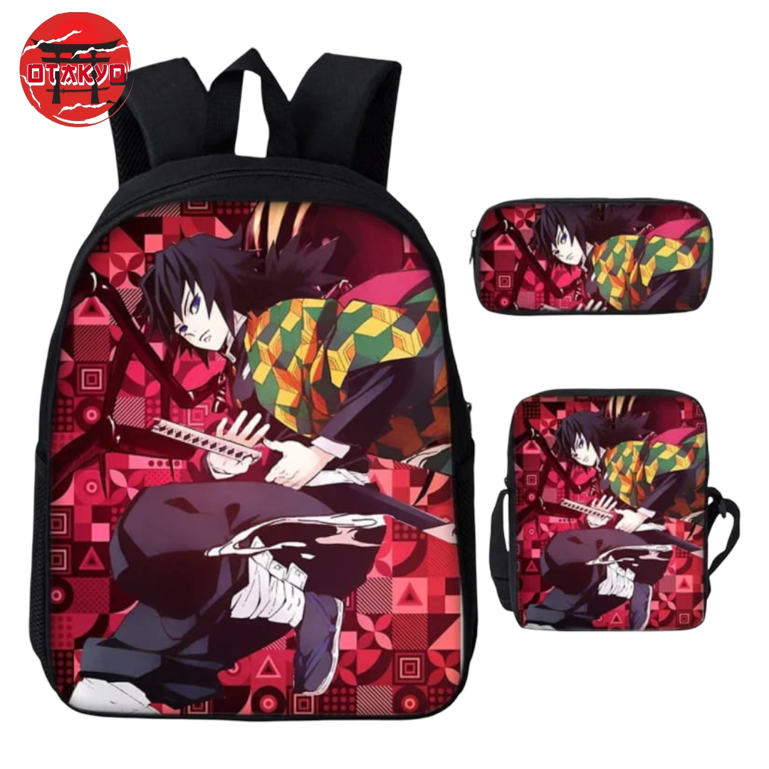 School Bag with Pencil Case and Satchel Tomioka Giyu - Demon Slayer™