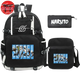 School Bag with Pencil Case and Shoulder Bag Kakashi - Naruto Shippuden™