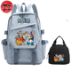 School Bag with Pencil Case and Shoulder Bag Mugiwara at Alabasta - One Piece™