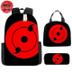 School Bag with Pencil Case and Shoulder Bag Sharingan 2 Tomoe - Naruto Shippuden™