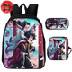 School Bag with Pencil Case and Shoulder Bag Shinobu x Giyu - Demon Slayer™