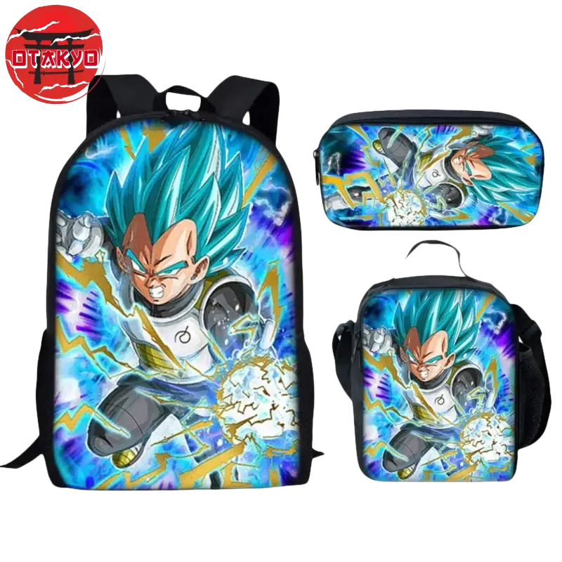 School Bag with Pencil Case and Shoulder Bag Vegeta SSB Final Flash - Dragon Ball Z™