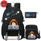 Schoolbag with Pencil Case and Pouch Logo - One Piece™