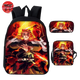 Schoolbag with Pencil Case and Shoulder Bag Rengoku - Demon Slayer™