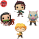Set of 4 POP Figures Tanjiro, Zenitsu, Nezuko and Inosuke - Demon Slayer™