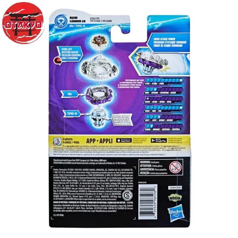 Spinning Top Raid Luinor L6 3A-D Destroyer-SPM - Beyblade Burst Surge™
