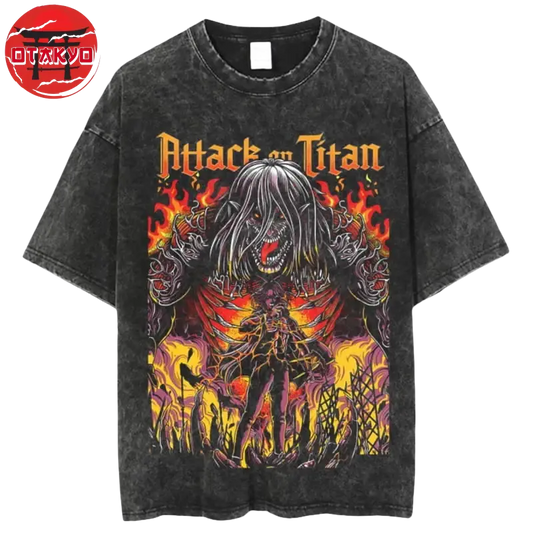 T-Shirt Eren "Demon" - Attack on Titan™