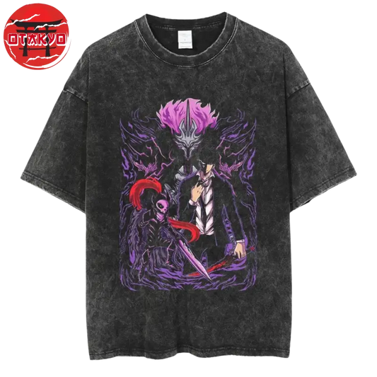 T-Shirt Oversize Shadow Monarch "Fusion" - Solo Leveling™