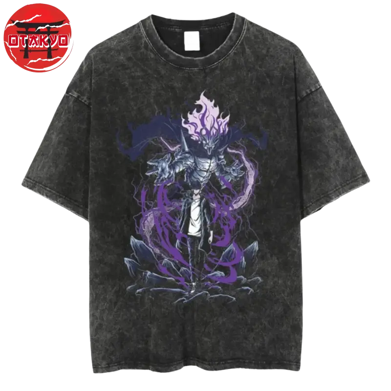T-Shirt Oversize Shadow Monarch - Solo Leveling™