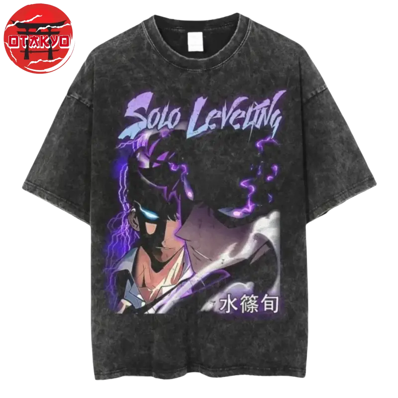 T-Shirt Oversize Sung Jin-Woo "Purple" - Solo Leveling™
