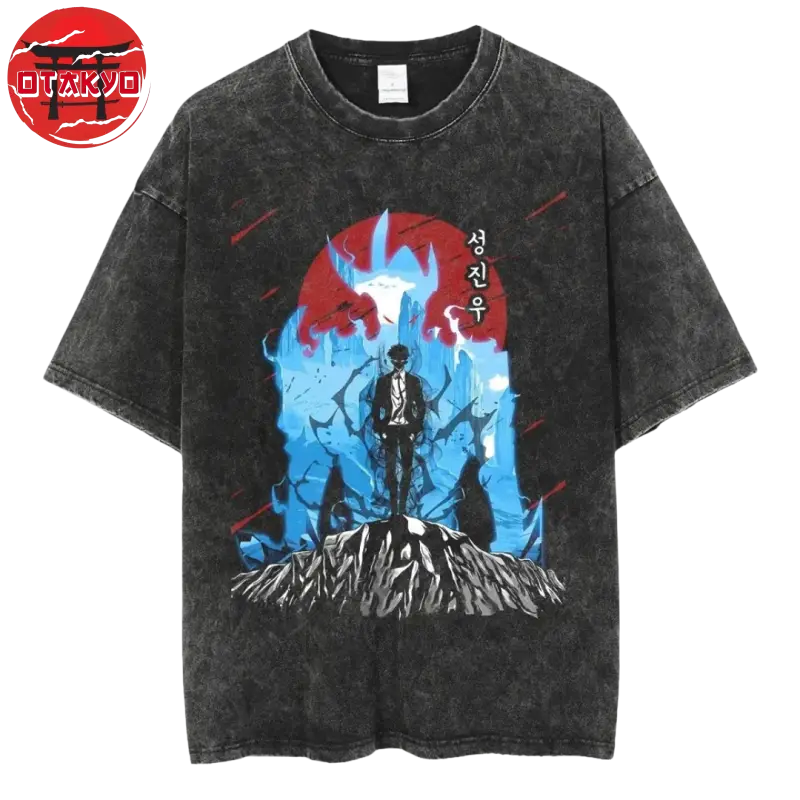 T-Shirt Oversize Sung "S-Rank Hunter" - Solo Leveling™