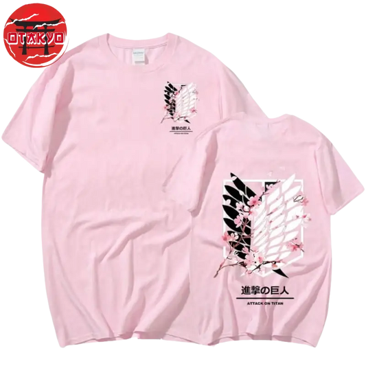 T-Shirt Pink Survey Corps - Attack on Titan™