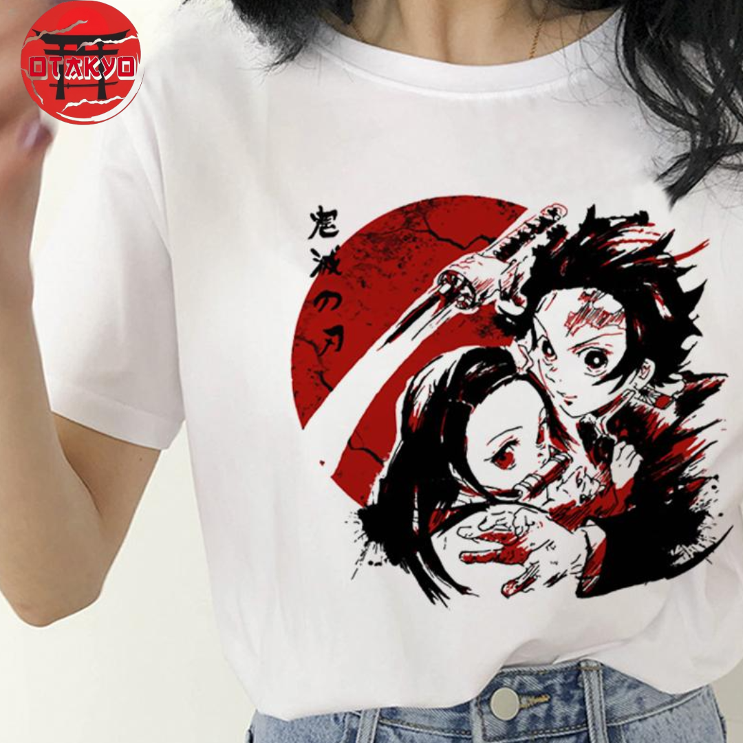 T-Shirt Tanjiro with Nezuko - Demon Slayer™