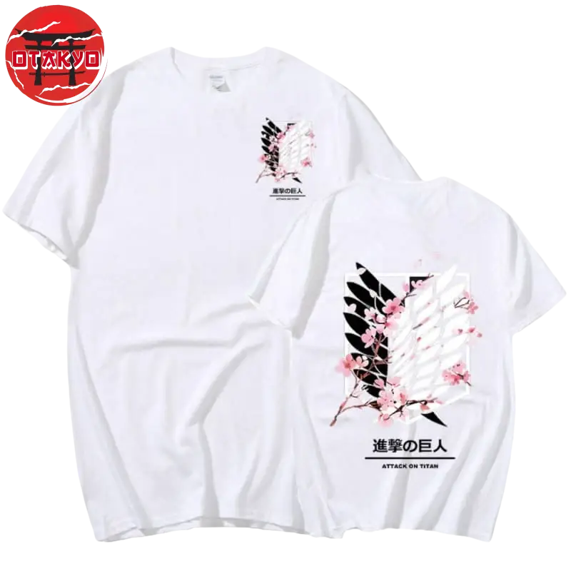 T-Shirt White Exploration Battalion - Attack on Titan™