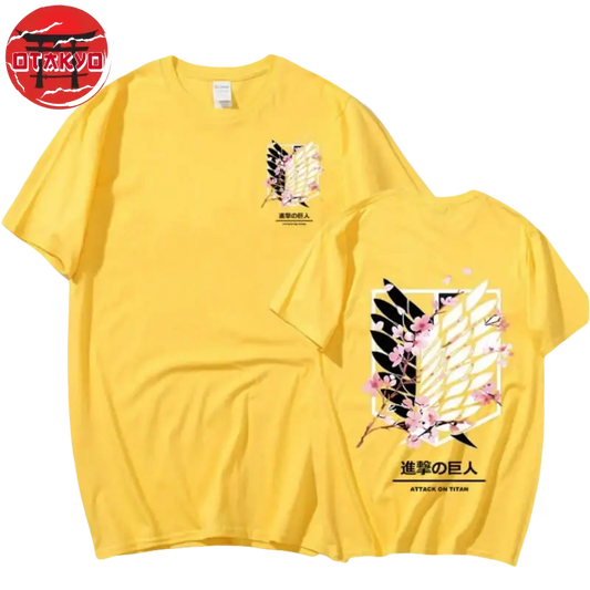 T-Shirt Yellow Survey Corps - Attack on Titan™