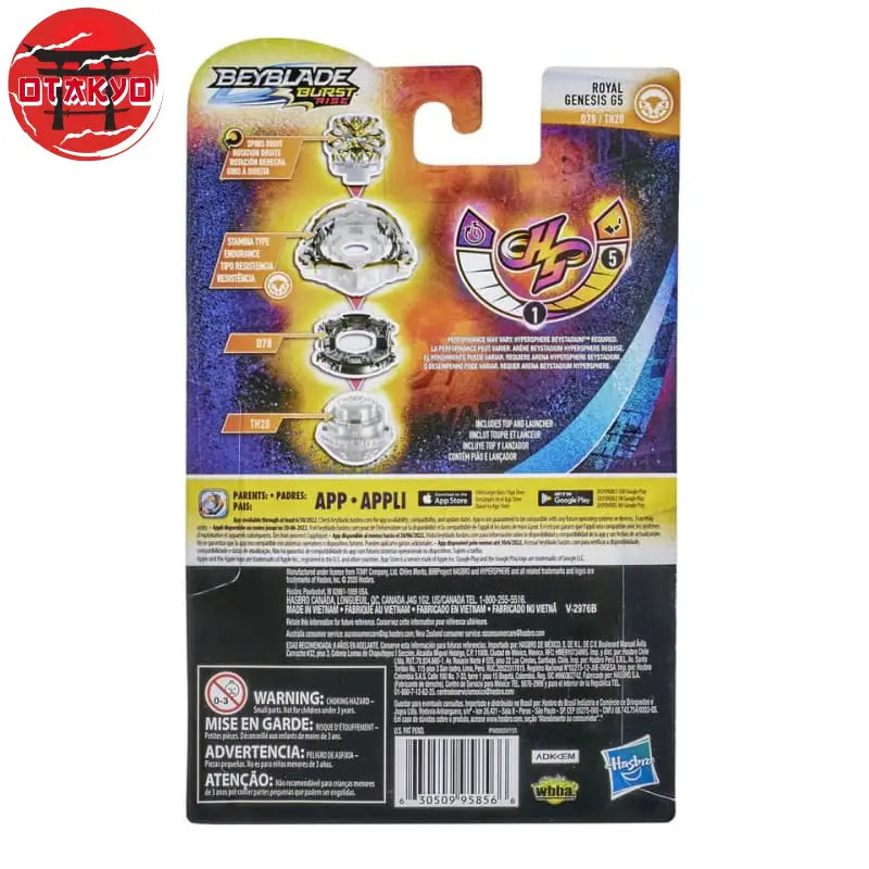 Top Royal Genesis G5 Swipe Hybrid-H - Beyblade Burst Rise™
