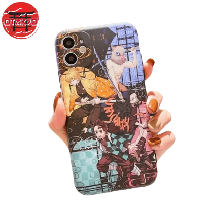 iPhone Case Tanjiro, Nezuko, Inosuke and Zenitsu - Demon Slayer™