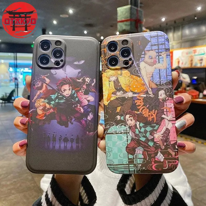 iPhone Case Tanjiro, Nezuko, Inosuke and Zenitsu - Demon Slayer™