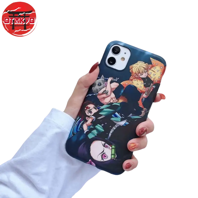 iPhone Case Tanjiro, Nezuko, Zenitsu and Inosuke - Demon Slayer™